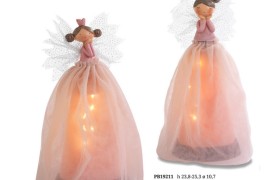 Fatina resina con luce (a pila).Ass.2
