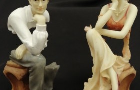 Soggetti resina "fantasmi".H 14/15CM