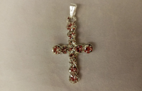Croce con strass.H 3CM
