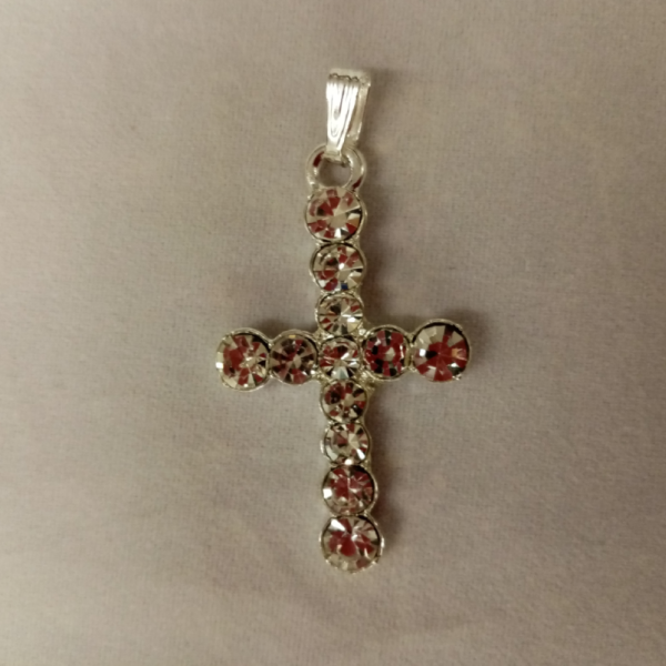 Croce con strass.H 3CM