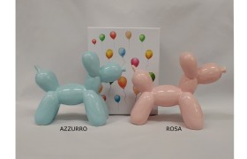 Cane in porcellana ,scatola compresa.MIS.17X H15CM