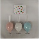 Palloncini ceramica da muro con profumatore,scatola e bastoncini compresi.MIS.7X10CM