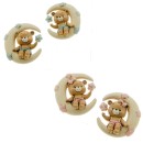 Orso resina su luna CON MAGNETE.ASS.2 CM.6