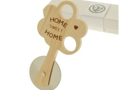 Tagliapizza albero legno,scatola compresa.CM18