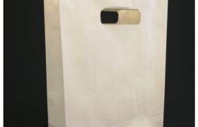 Shopper colore avorio MIS.27x11 H35CM