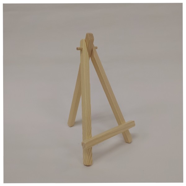 Cavalletto tre piedi in legno di abete.MIS.9X16CM