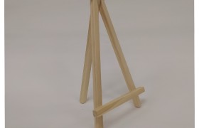 Cavalletto tre piedi in legno di abete.MIS.11X19cm