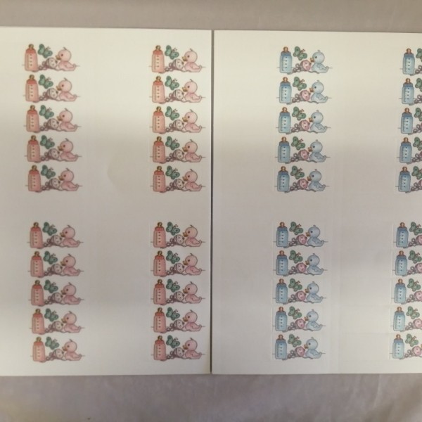 Set 200 bigliettini per bomboniere