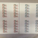 Set 200 bigliettini per bomboniere