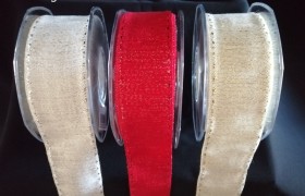 Nastro lurex impunturato.MM.40 MT.20