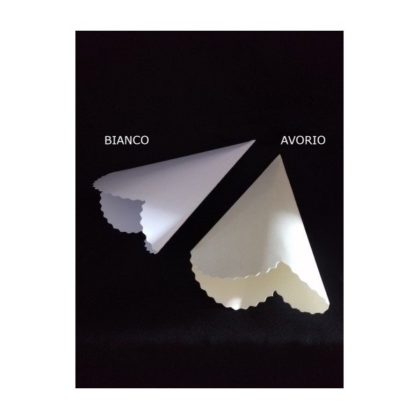 Cono carta aperto. H17 SET DA 20PZ