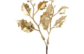 Ramo agrifoglio oro.H19CM