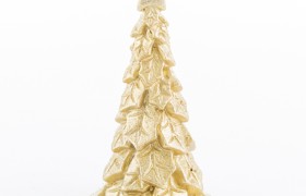Albero in resina oro. CM 7.5x7.5 H 14