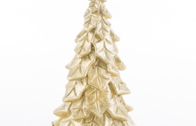 Albero in resina oro. CM 14x14 H 20.5