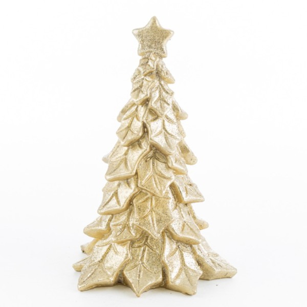 Albero in resina oro. CM 14x14 H 20.5