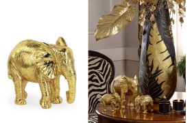 Elefante dorato. L 17 H 14