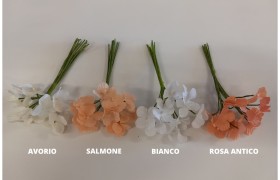 Mazzo 6 fiori di ortensia. CM 2