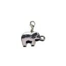 Charms elefantino in metallo. CM 3x2