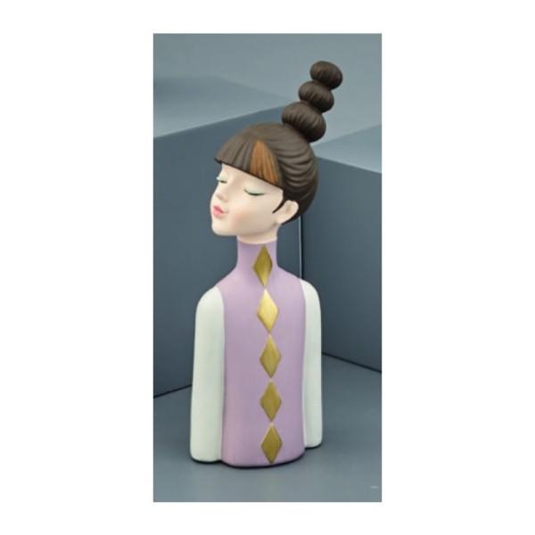 Mezzo busto donna in resina. CM 20