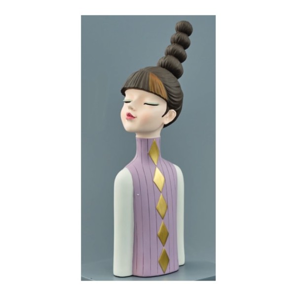 Mezzo busto donna in resina. CM 39