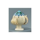 Pumo ceramica verde e blu. CM 17