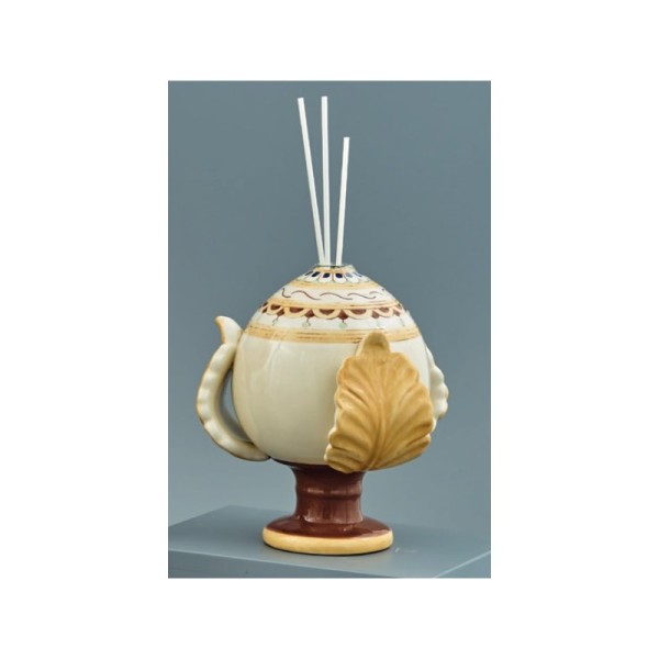 Profumatore ceramica crema. CM 17