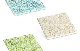 Sottopentola ceramica con decoro maioliche