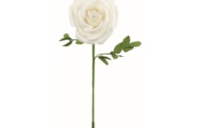 Rosa bianca lattice con stelo D.30 H.77