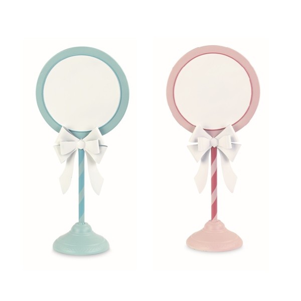 Display rosa o azzurro da tavolo H.55X25