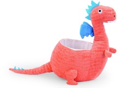 Cestino dinosauro peluche portaconfetti. H.30 X25