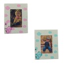 Portafoto MDF  decoro elefantino .Mis.10x15 cm