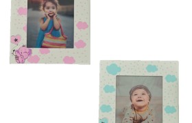 Portafoto MDF decoro elefantino  Mis.20x25 cm