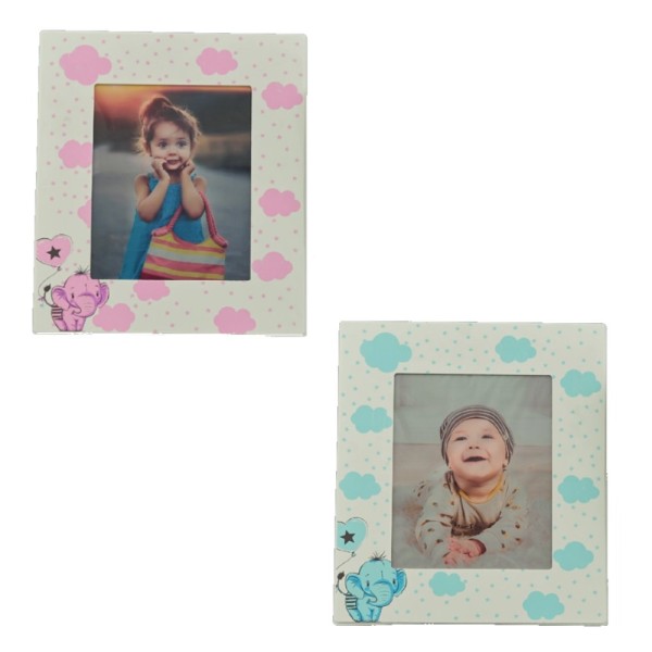 Portafoto MDF decoro elefantino  Mis.20x25 cm