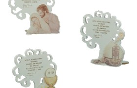 Icona albero in MDF con scritta .H 9.5 cm con scatola