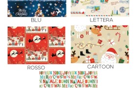 Carta da regalo, soggetti natalizi a scelta. CM 100x70