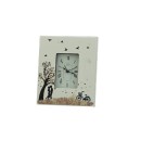 Orologio MDF decoro coppia.Mis.15x19 cm