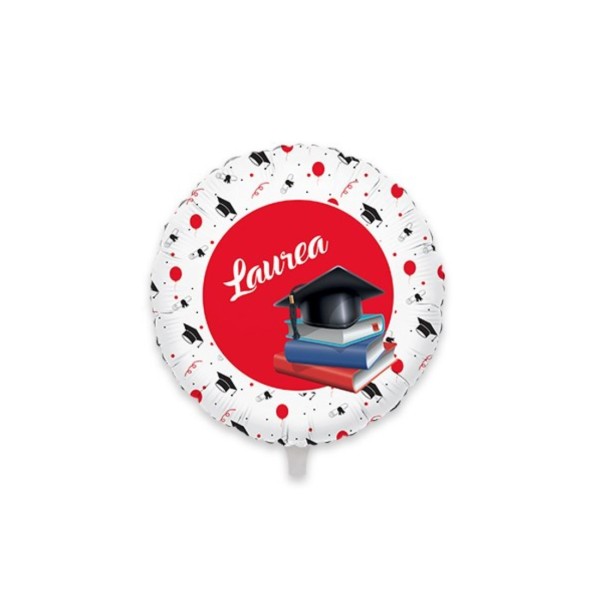 Palloncino mylar laurea. Diam. 25
