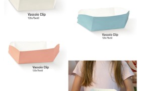 Vassoio clip cartoncino CM 12x7.5 H 6