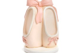 Scarpe ballerina in resina da appoggio.H12,8 L8,4
