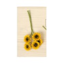 Girasoli in tessuto Mazzo da PZ6 DIAM.2,5CM