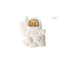 Soggetto in gesso con applicazione legno Comunione.CM4 (SET 12 PZ)