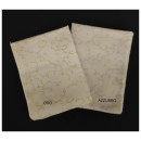 Sacchetto piquet bianco con decoro nuvole lurex. CM 10x12