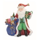 Babbo natale con sacco di regali in resina. CM 31