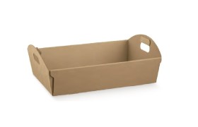 VASSOIO con manici avana CM 32x22 H 8.5