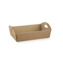 VASSOIO con manici avana CM 43x30 H 10