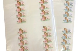 Set 200 bigliettini per bomboniere