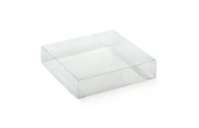 Scatola pvc trasparente astuccio CM 12x9 H 2