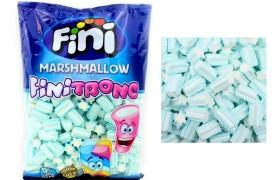 Marshmallow striato azzurro e bianco. 1 KG SENZA GLUTINE