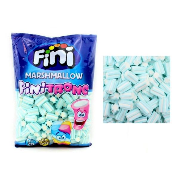 Marshmallow striato azzurro e bianco. 1 KG SENZA GLUTINE