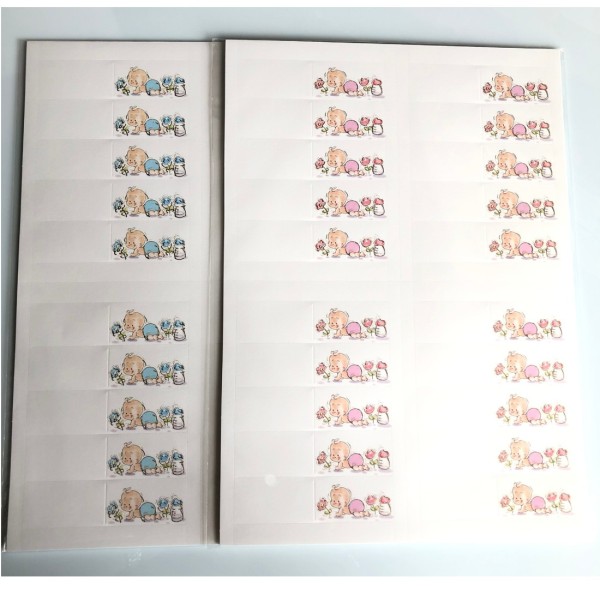 Set 200 bigliettini per bomboniere